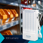 Luminária de Emergência 300 lumens